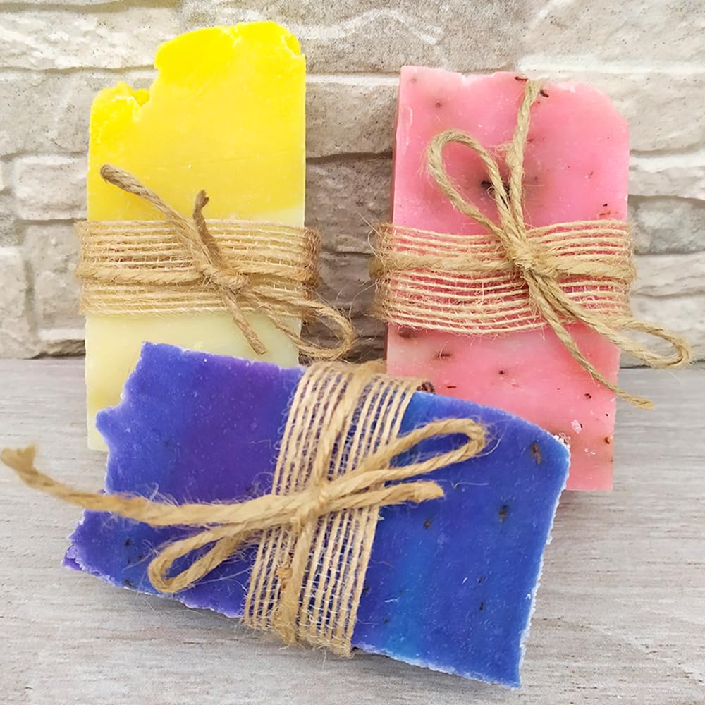 2 Uds. Barra de jabón artesano de Laurel (1.2kg) Venta al por mayor - DIY - Jabones naturales a granel - Hecho en España - Piel grasa con acné - Evita la aparición de espinillas - Regula la grasa
