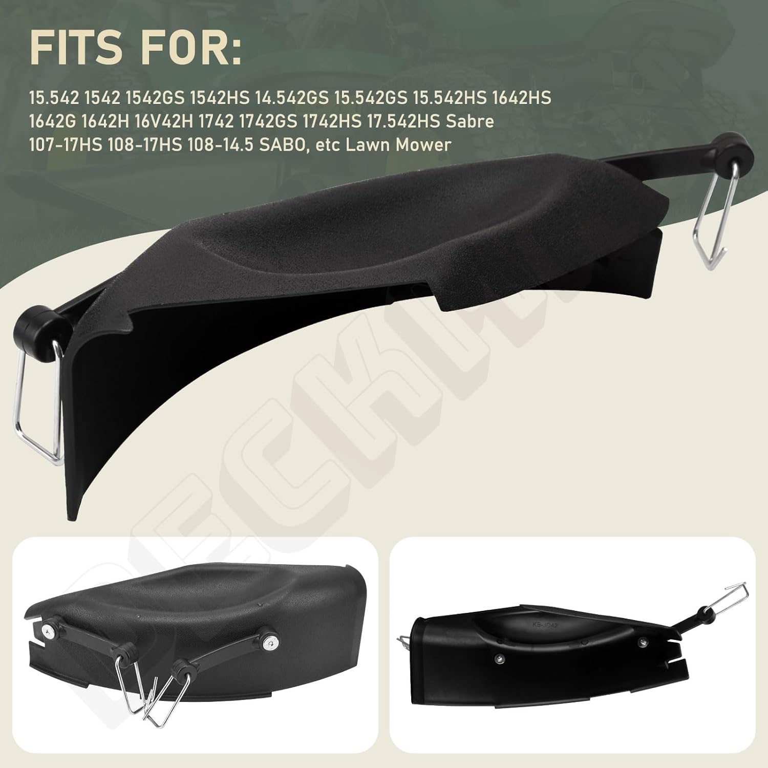 GY00115 Deck Mulch with Mounting Accessories Compatible with John-Deere 42" Mower Decks Cover 102 105 110 118 115 125 135 D/E/L/X/LA Series Mowers