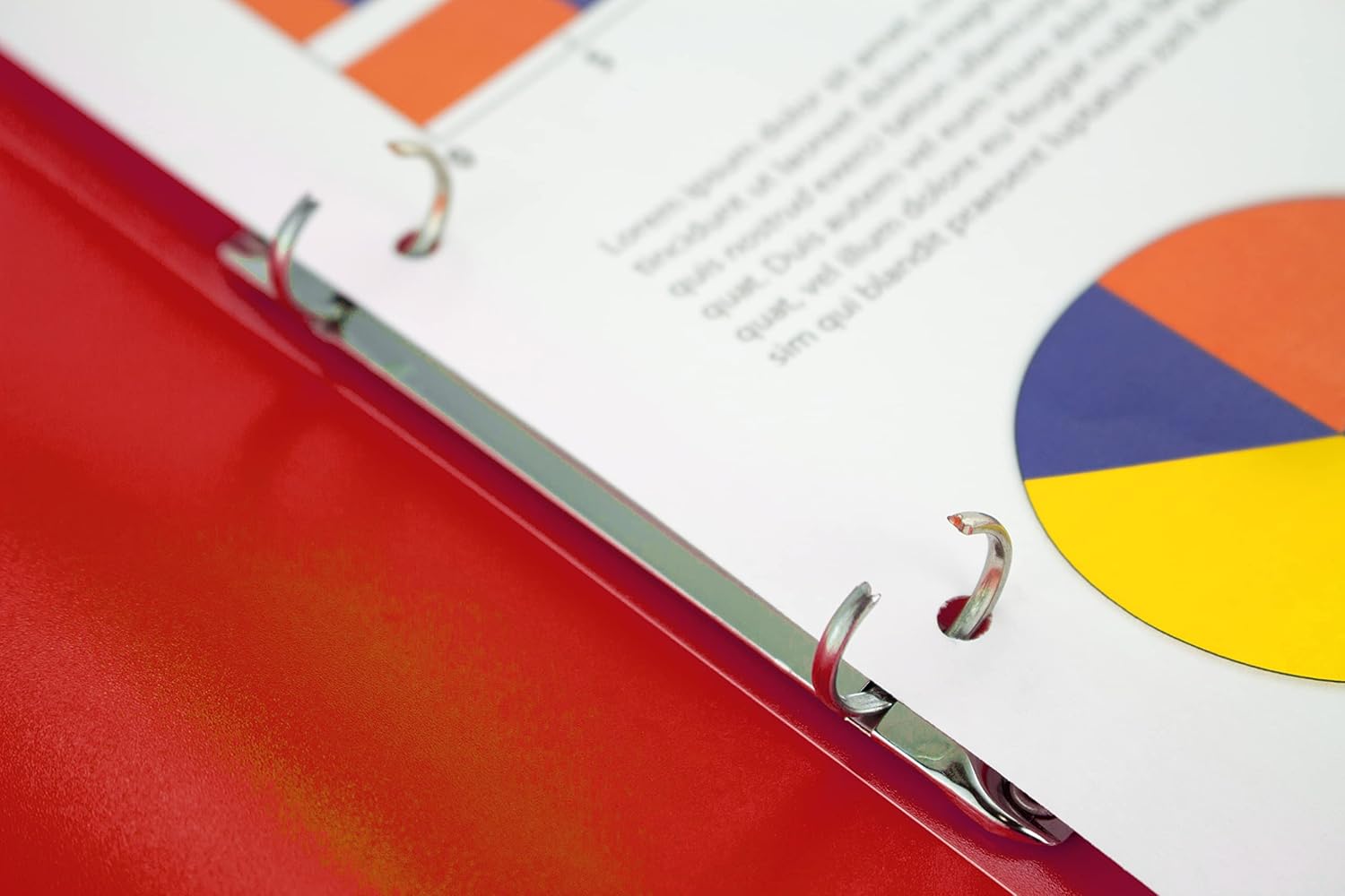 Kangaro Opaque red Ring Binder (PP, DIN A4, 2-Rings 16mm O-Mechanism, 20mm Spine), red