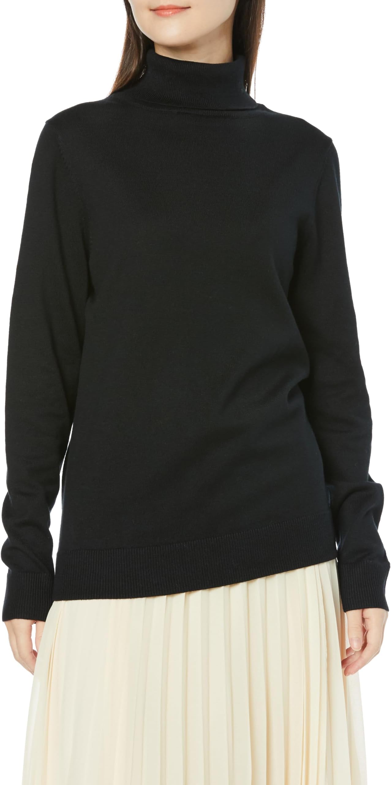 Amazon EssentialsWomen's Lightweight Turtleneck Classic Fit Long Sleeve Sweater