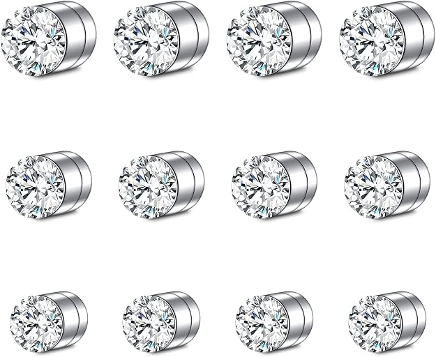MODRSA Fake Nose Stud Ring - Magnetic, Tiny, Women's