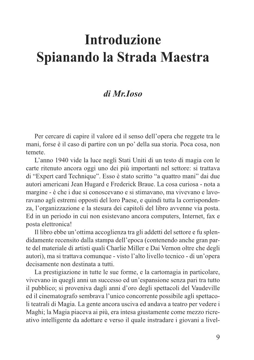 La strada maestra alla cartomagia