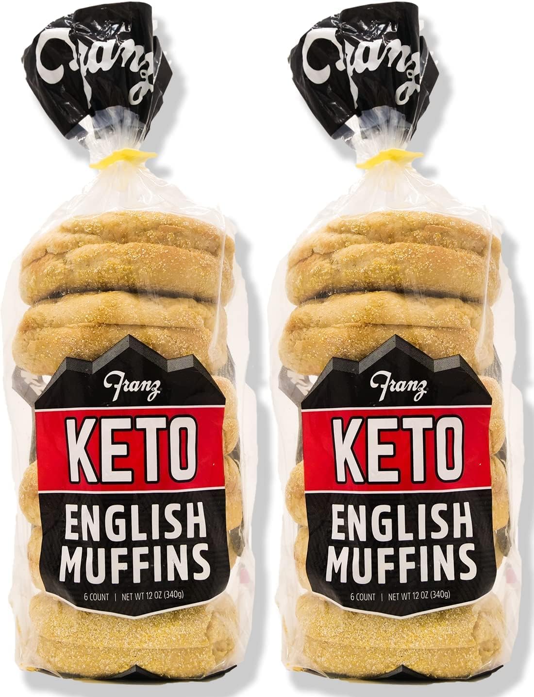 Franz Bakery Keto English Muffins 12 Count, 24 Ounce (Pack of 2)