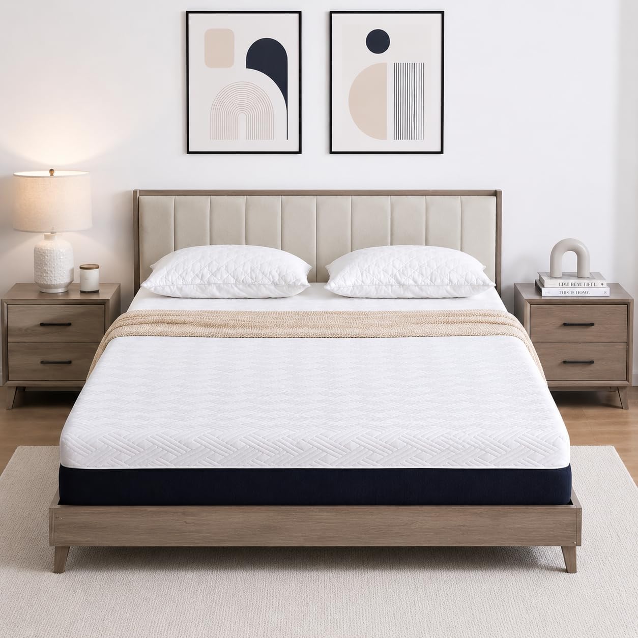 Full Size Mattress,8 inch Memory Foam Mattress Medium Firm Mattresses for Cool Sleep Relieving Pressure Relief CertiPUR-US Certified Mattress in a Box