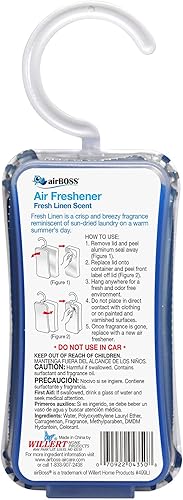 Miniatura 7 de Ambientador para armario, libera continuamente fragancia, lino fresco, colgador de 4 onzas (paquete de 6)