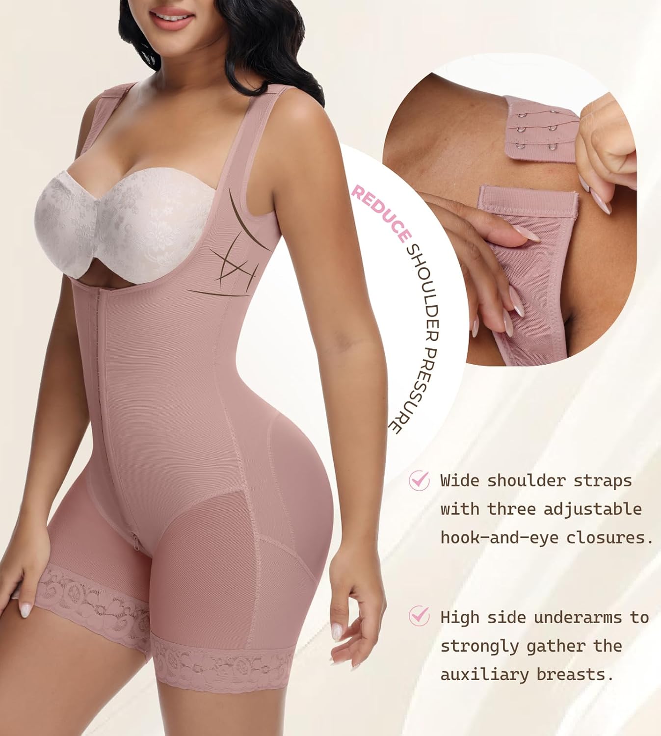 SHAPSHE Fajas Colombianas Shapewear Tummy Control Post Surgery Compression Garment Butt Lifter Body Shaper Stage 2 Bbl - Image 3