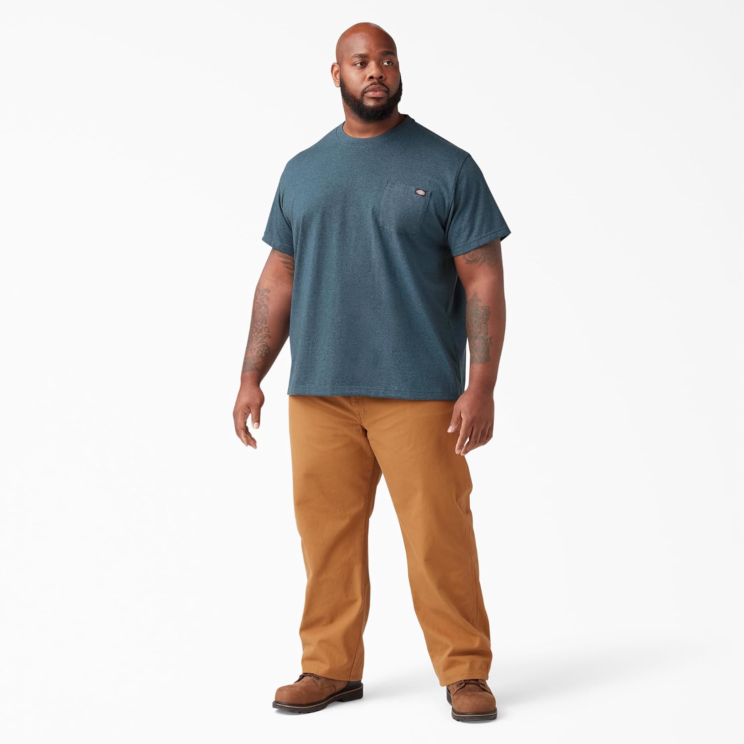 Dickies Men's Big & Tall Heavyweight Crew Neck Short Sleeve Tee Big-Tall - Image 6