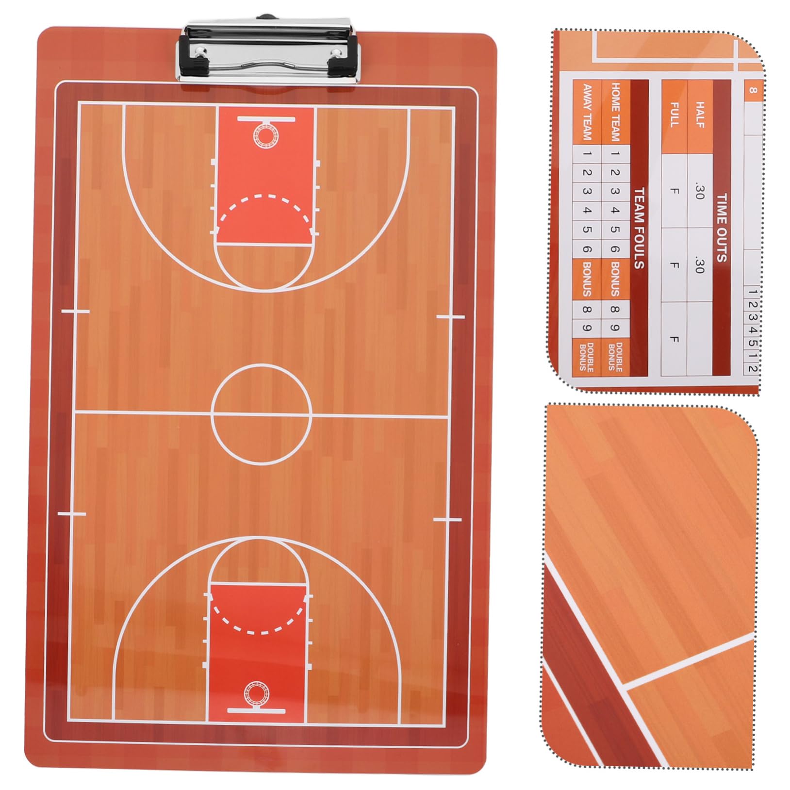 UPKOCH Tablero Baloncesto Entrenador PVC Borrable 40x40 cm Portátil Estrategia