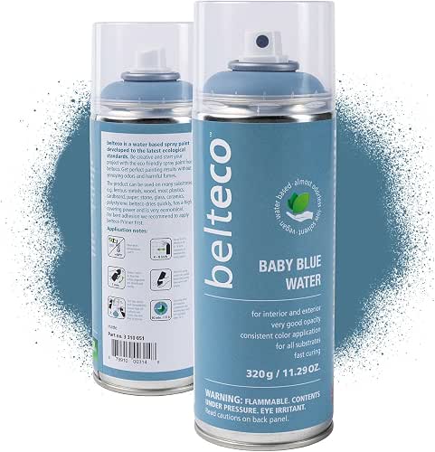 Baby Blue Spray Paint | Water-Based & Odorless | Eco-Friendly