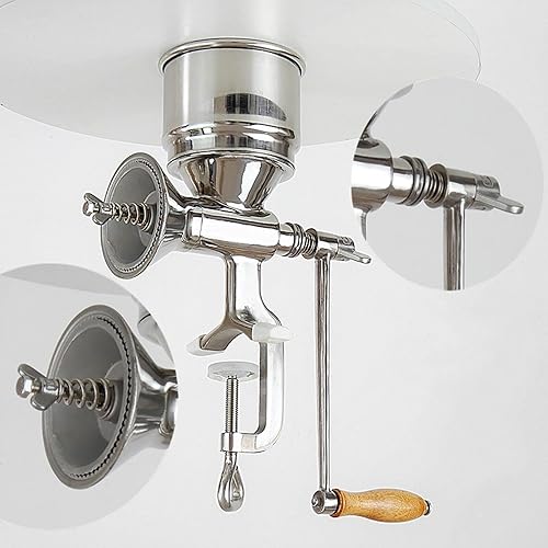 Miniatura 4 de Molino de grano Molino manual de granos, molinillo manual de granos de harina de maíz molinillo de granos de maíz Molino de semillas Máquina de