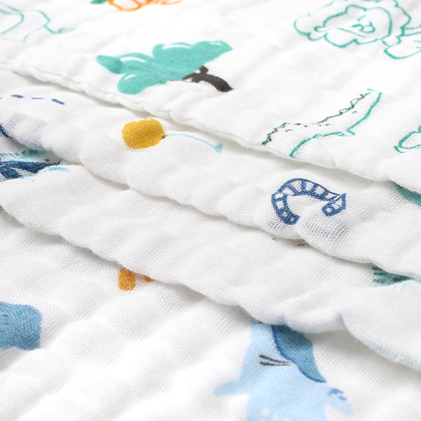 Maliton Mussole Neonato 6 pezzi Cotone 70x70cm Unisex