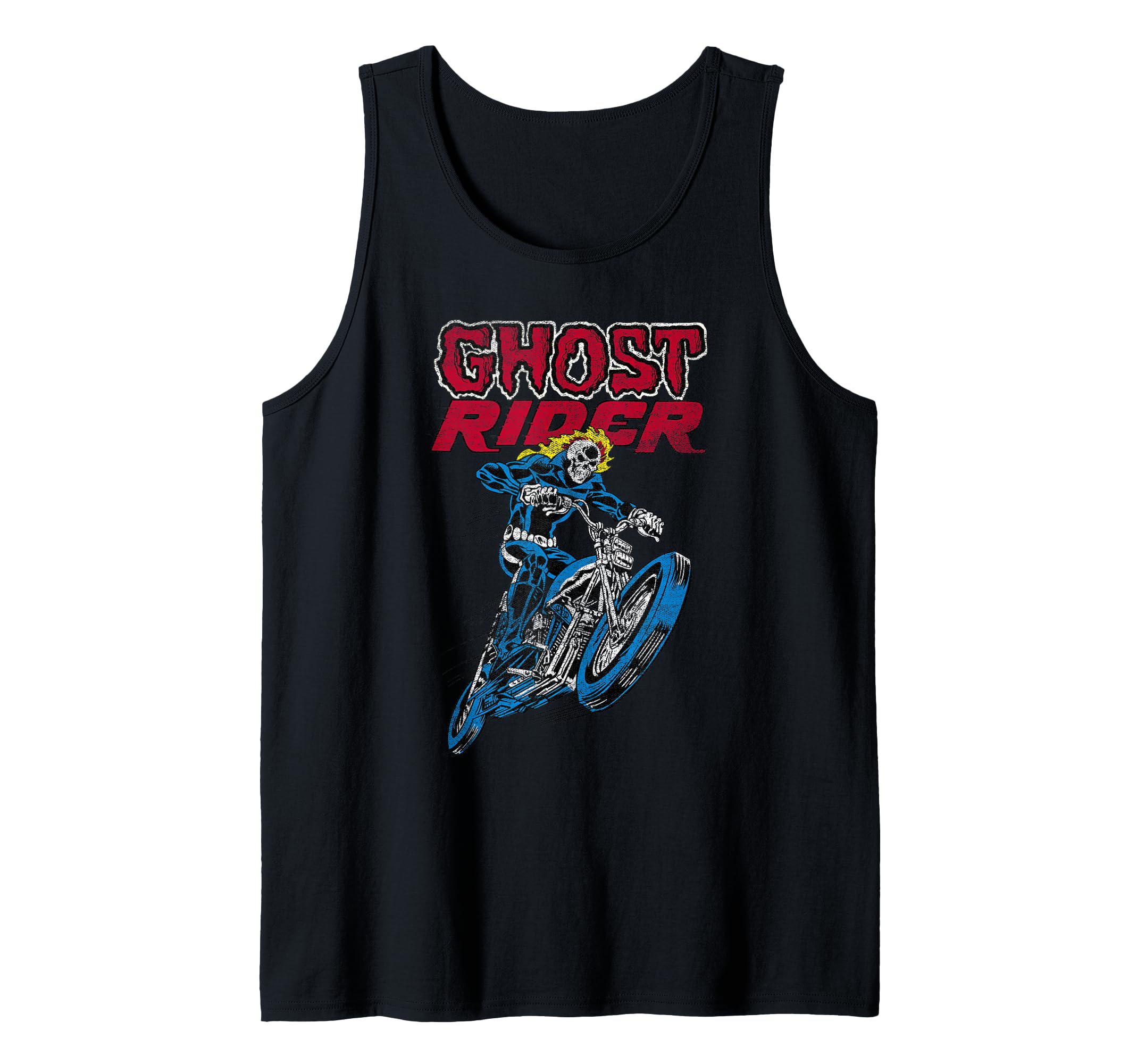 Débardeur Ghost Rider Imprimé Vintage de Qualité Marvel Retro - 2