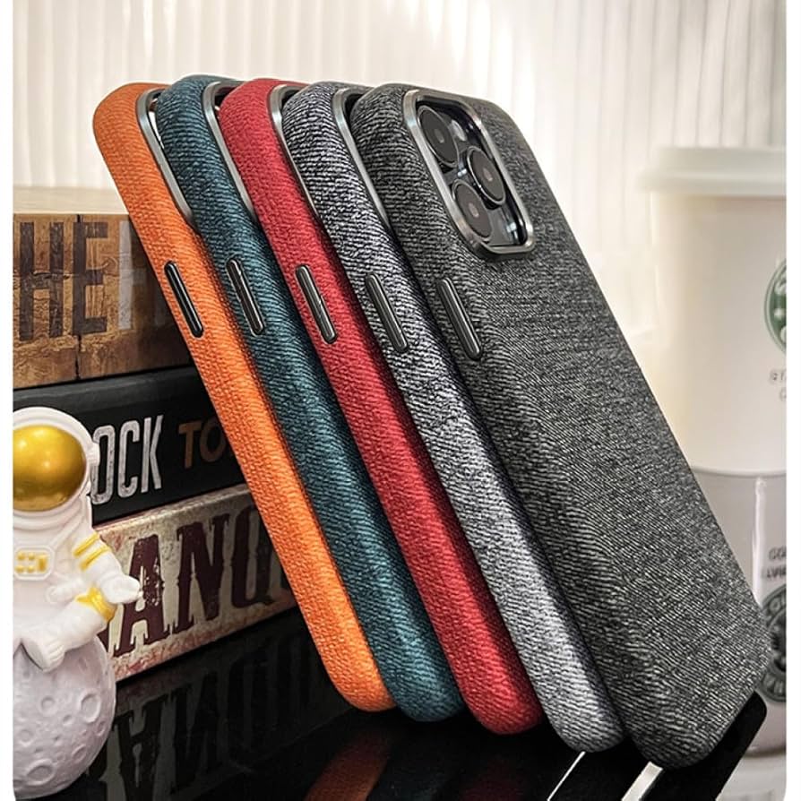 ブラックファブリックケース Amazon.co.jp: ファブリック Pu フレンチレザー磁気電話ケース