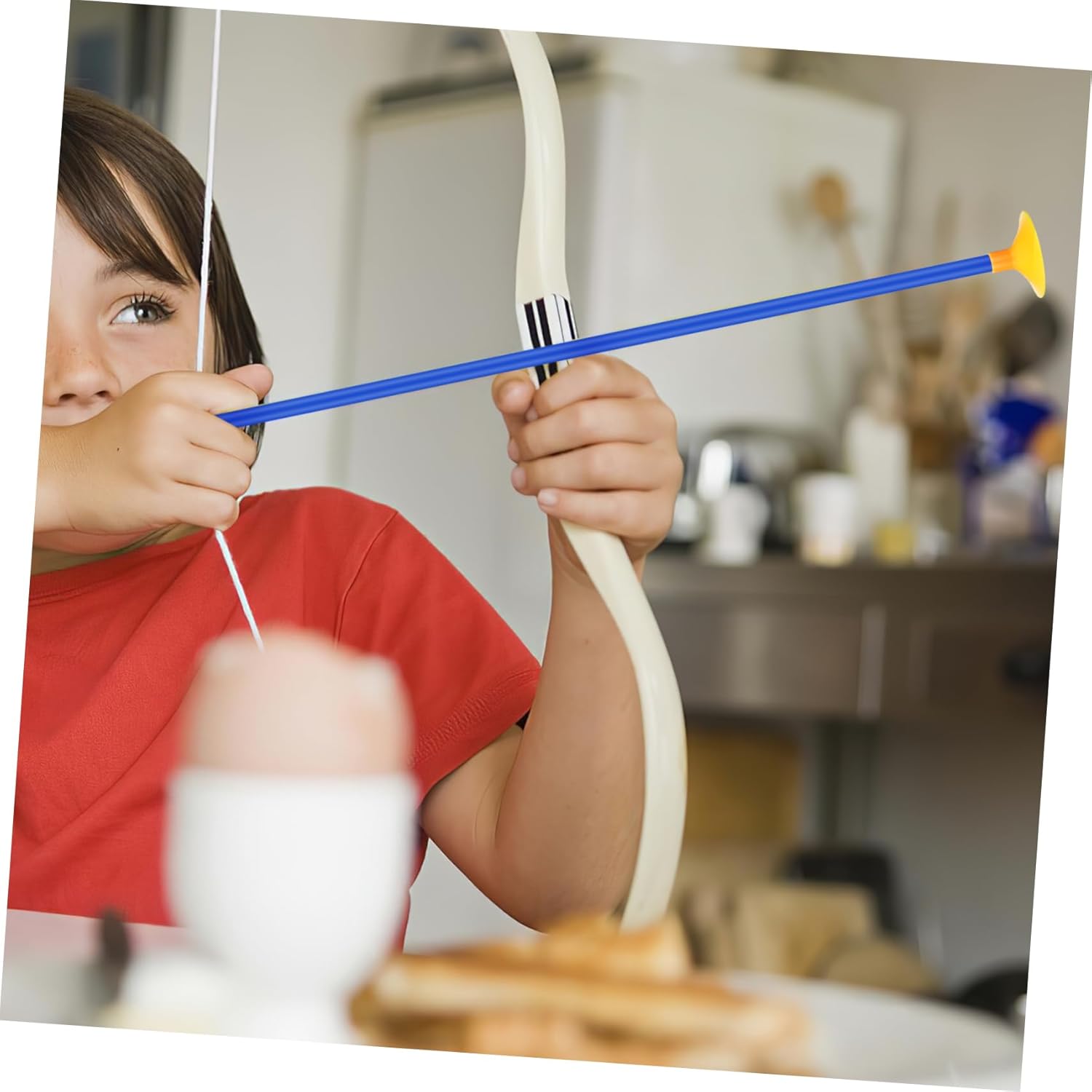 SUPVOX 12pcs Reusable Suction Cup Arrows for Indoor and Outdoor Fun Safe for Lightweight and Easy to Carry