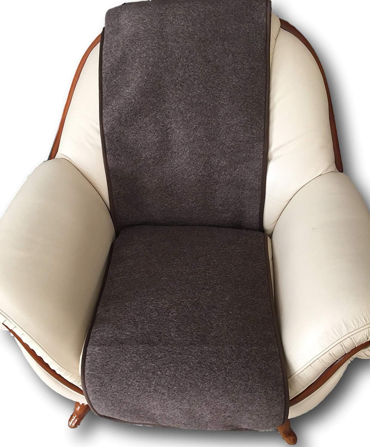 Alpenwolle Chair protector, seat cover, chair cushion, wool nostalgia 48 x 160 cm