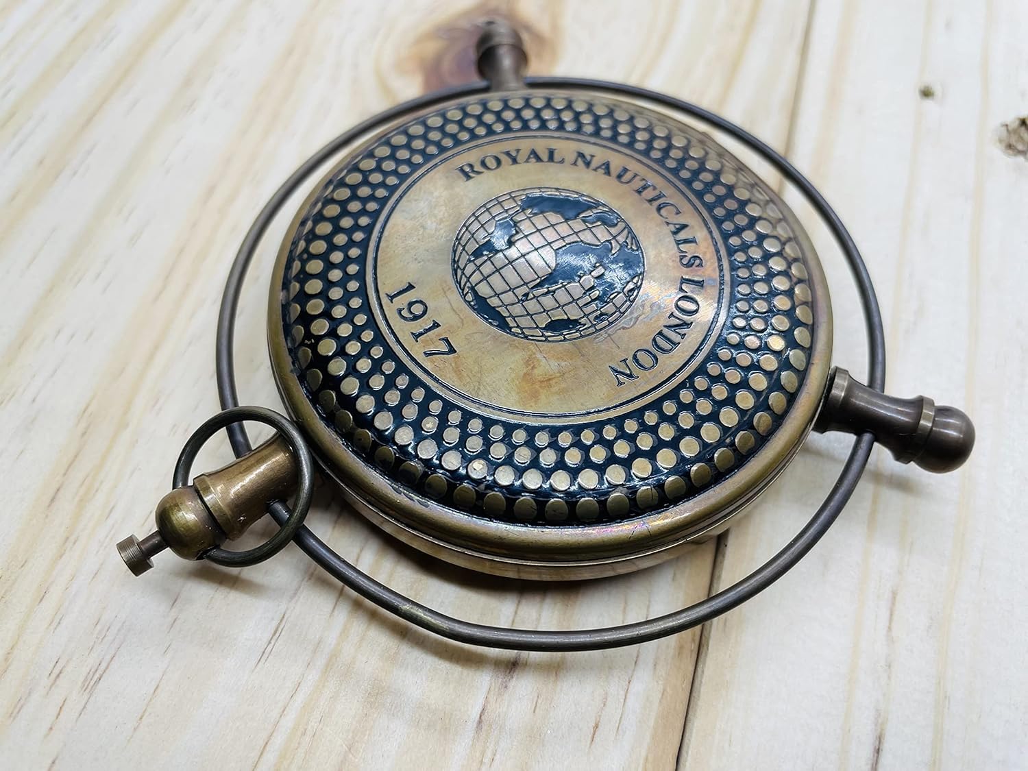Handmade Brass Compass: Engraved Personalized Gift for Wedding, Anniversary, Travel, and Home Décor by Sun Instrument-picture-25