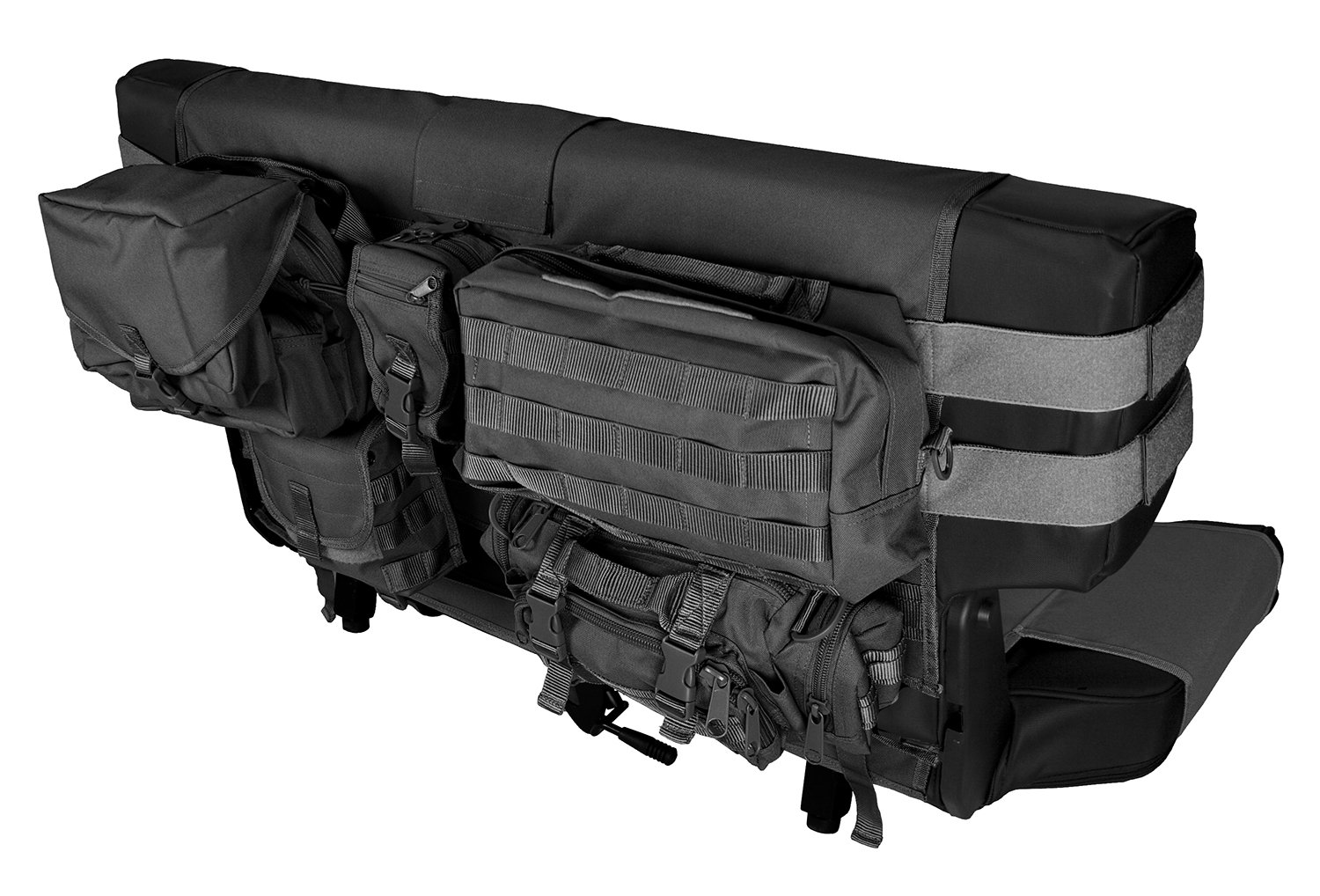 Rugged Ridge 13246.01 Seat Cover, Rear, Cargo, Black; 76-06 Jeep CJ/Wrangler YJ/TJ