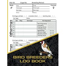Bird Breeders Log Book Use This Bird Breeding Log Book To Keep Records For Breeding And Reproduction Of Your Pet Birds. A Useful Tool For Aviculture ... Gouldian, Budgies, Cockatiels, Parrots etc.