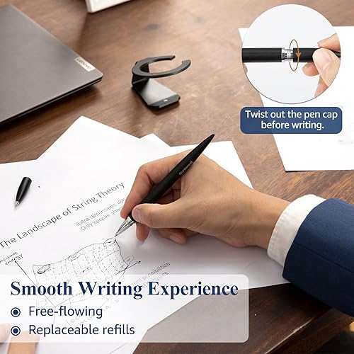 Miniatura 5 de SUNTEREST Bolígrafo de levitación magnética, bolígrafo de lujo de metal para hombres, bolígrafo flotante futurista, accesorios tecnológicos geniales