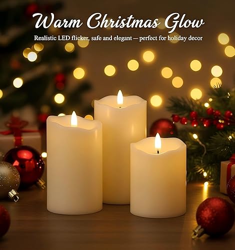 Miniatura 96 de Angelloong Velas parpadeantes de cristal transparente, sin llama, funcionan con control remoto y baterías, velas LED con temporizador, románticas