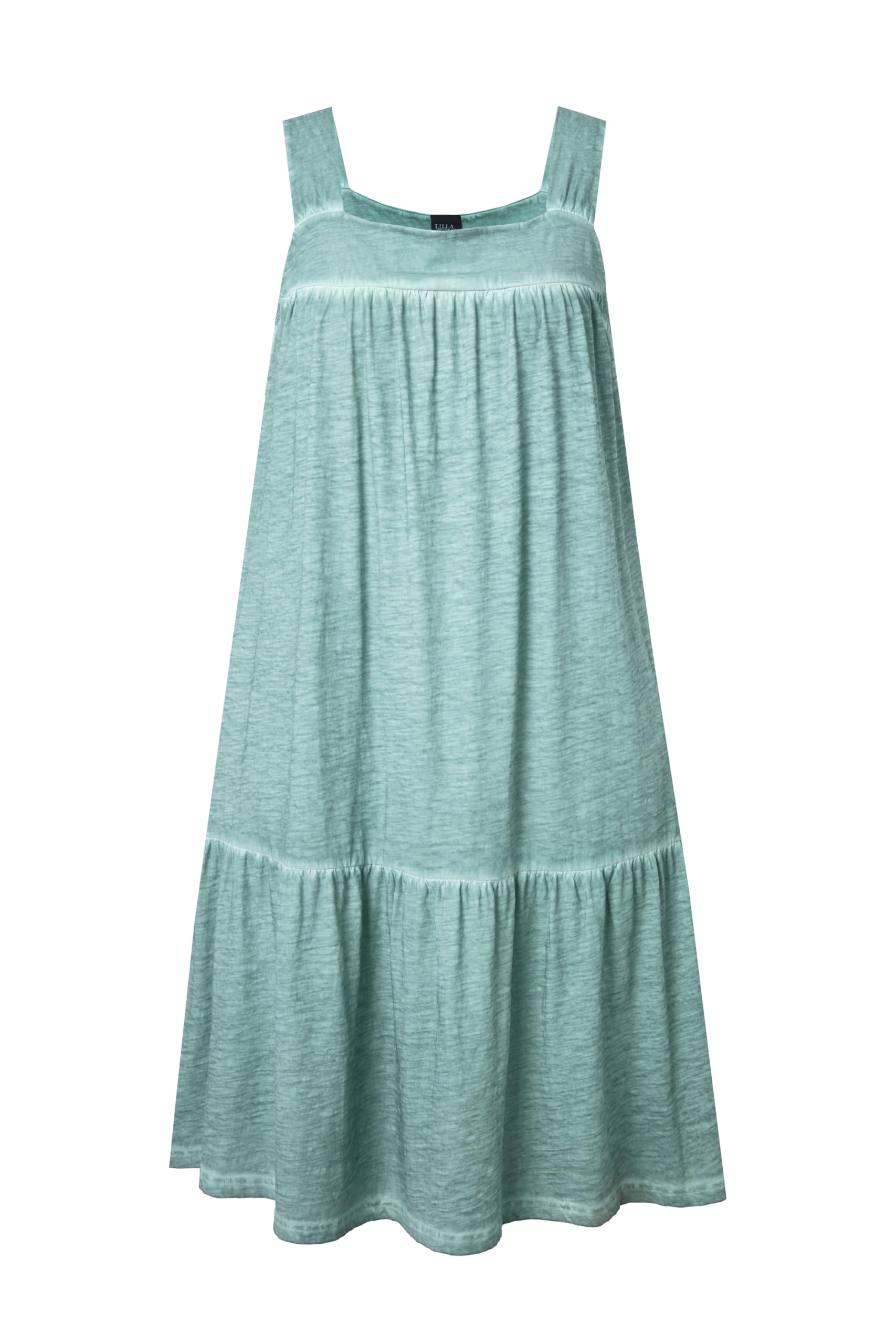 Ulla Popken Jerseykleid Mit Mit Volants Und Eingriffstaschen Robe Femme