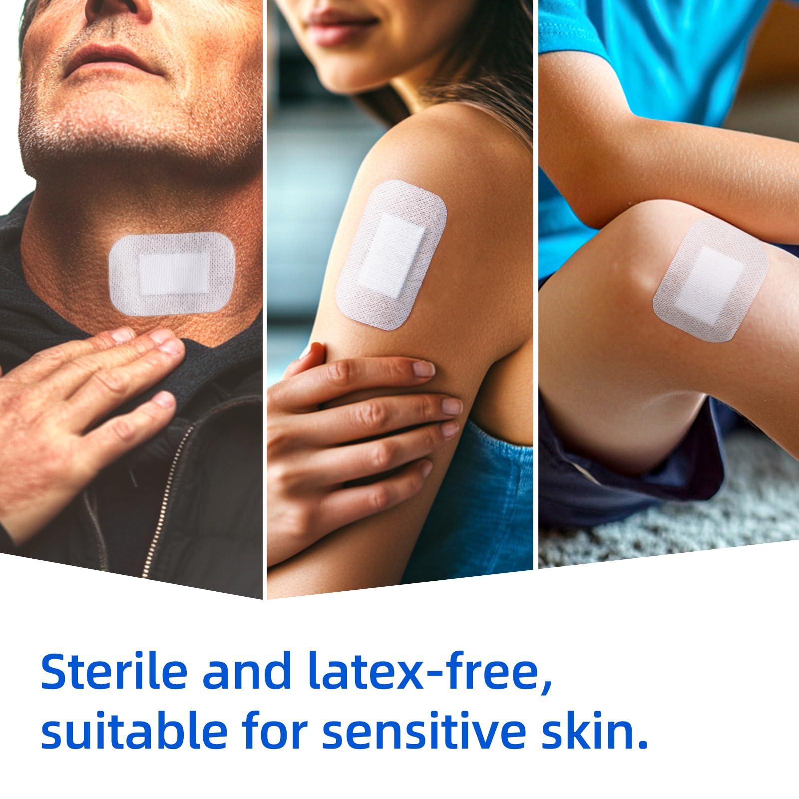 Niceful Adhesive Gauze Bandages 2"x3", 50Pcs — Amazon image 6