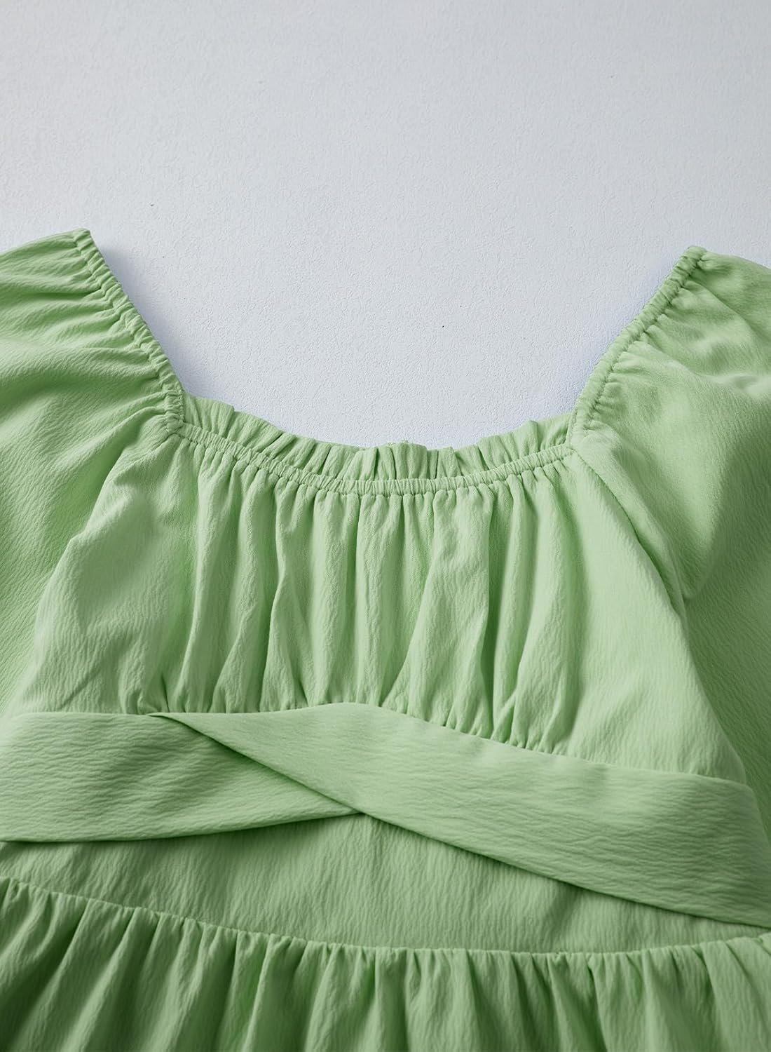 blibean Teen Girls Adjustable Tie Back Dresses Kids Outfits Size 6-15 Years - Image 5