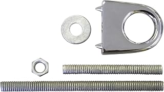 SeaSense Bow Eye (Cadmium Plated, Zamak, 3- Inch), white