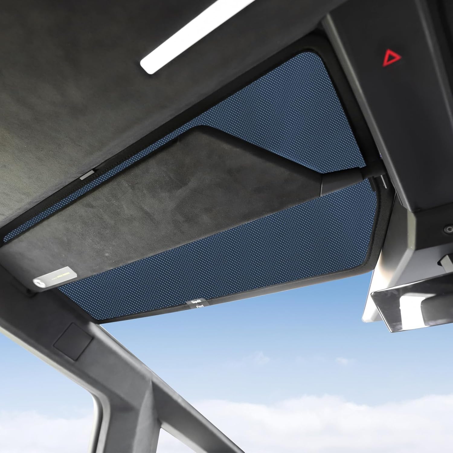 Cybertruck Sunshade Roof Heat-Insulating, UV-Protective, Nano-Reflective Interior Accessories for Tesla Cybertruck 2026(Mesh style)
