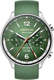 OnePlus Watch 2R with Wear OS 4 by Google,Snapdragon W5 Chipset,Upto 100hrs Battery Life,1.43’’ AMOLED Display,100+ Sports Mode,Dual Frequency GPS,5 ATM,IP68 & BT Calling [Forest Green]