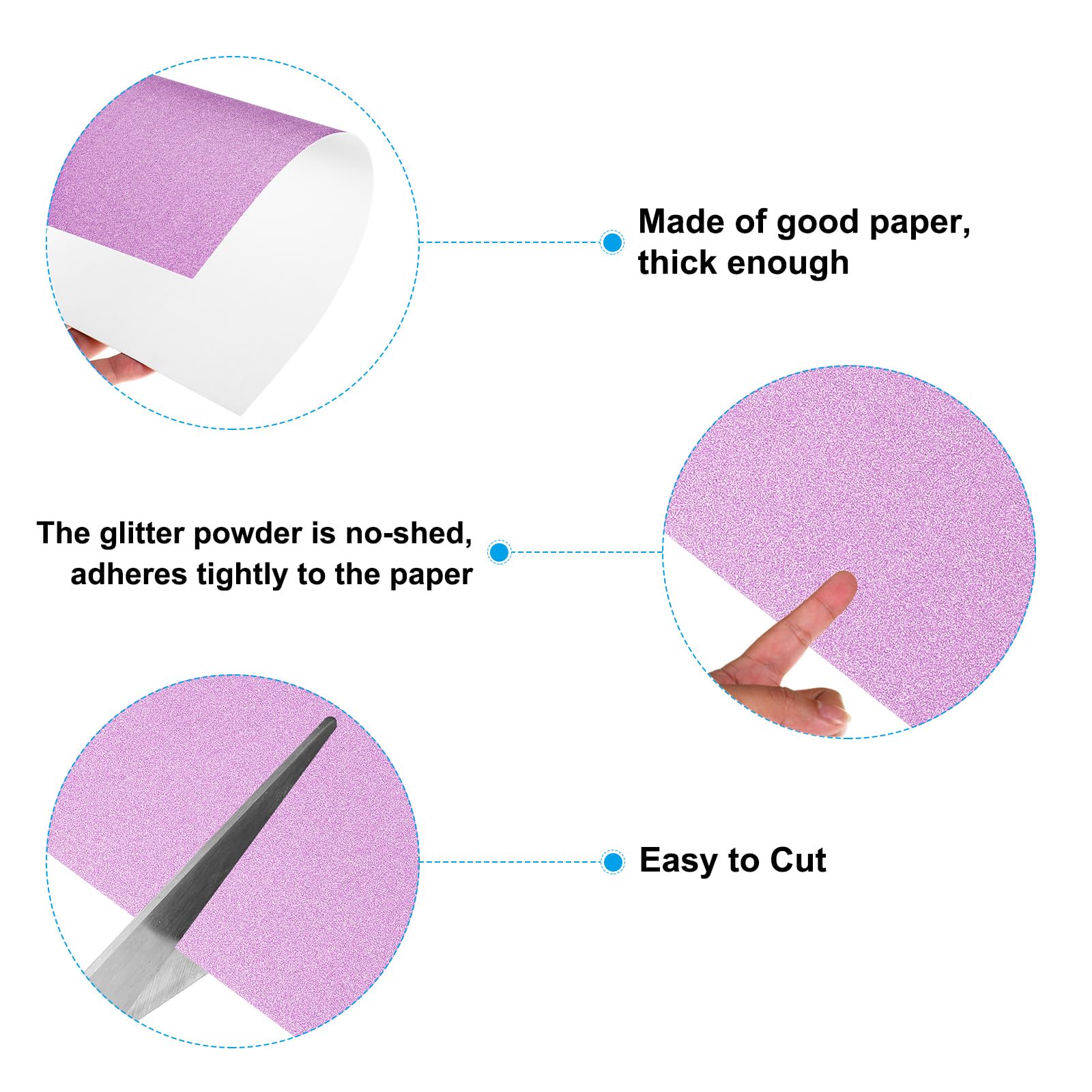PATIKIL 12x12 Glitters Cardstock - Image 3