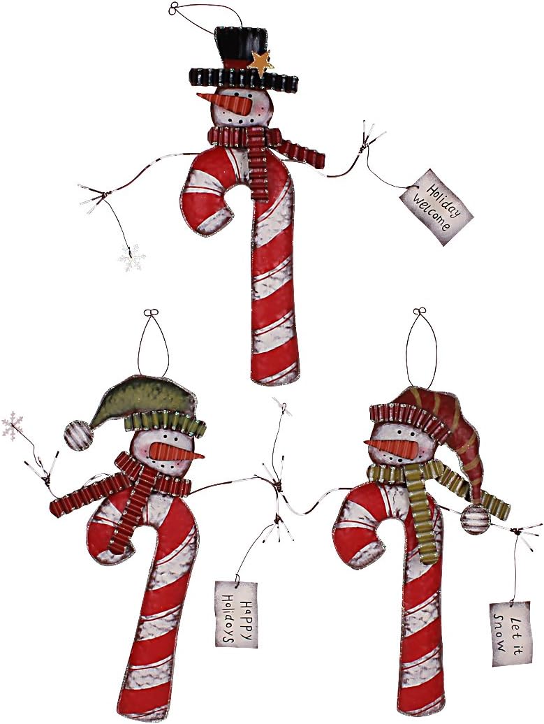 Attraction Design Christmas Snowman Wonder Wall Hanging Gift (Set of 3)