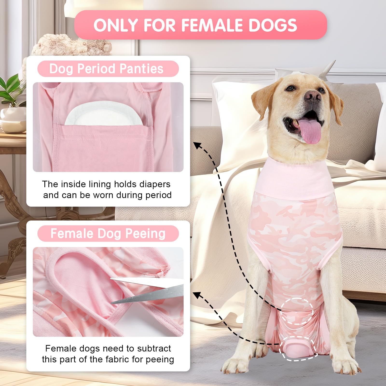 Yoolhamy Dog Surgery Recovery Suit - Image 2