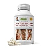 ANDREW LESSMAN Glucosamine 1500 Chondroitin 1200mg - 150 Capsules - 100% Sulfate Form, Research Established Ingredients and Levels for Support of Healthy Joint Tissue. Small Easy to Swallow Capsules