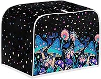 Vista 16 de doginthehole Cubierta para tostadora de libélula para cocina, fundas de electrodomésticos pequeños, estilo bohemio, para microondas, tostadora