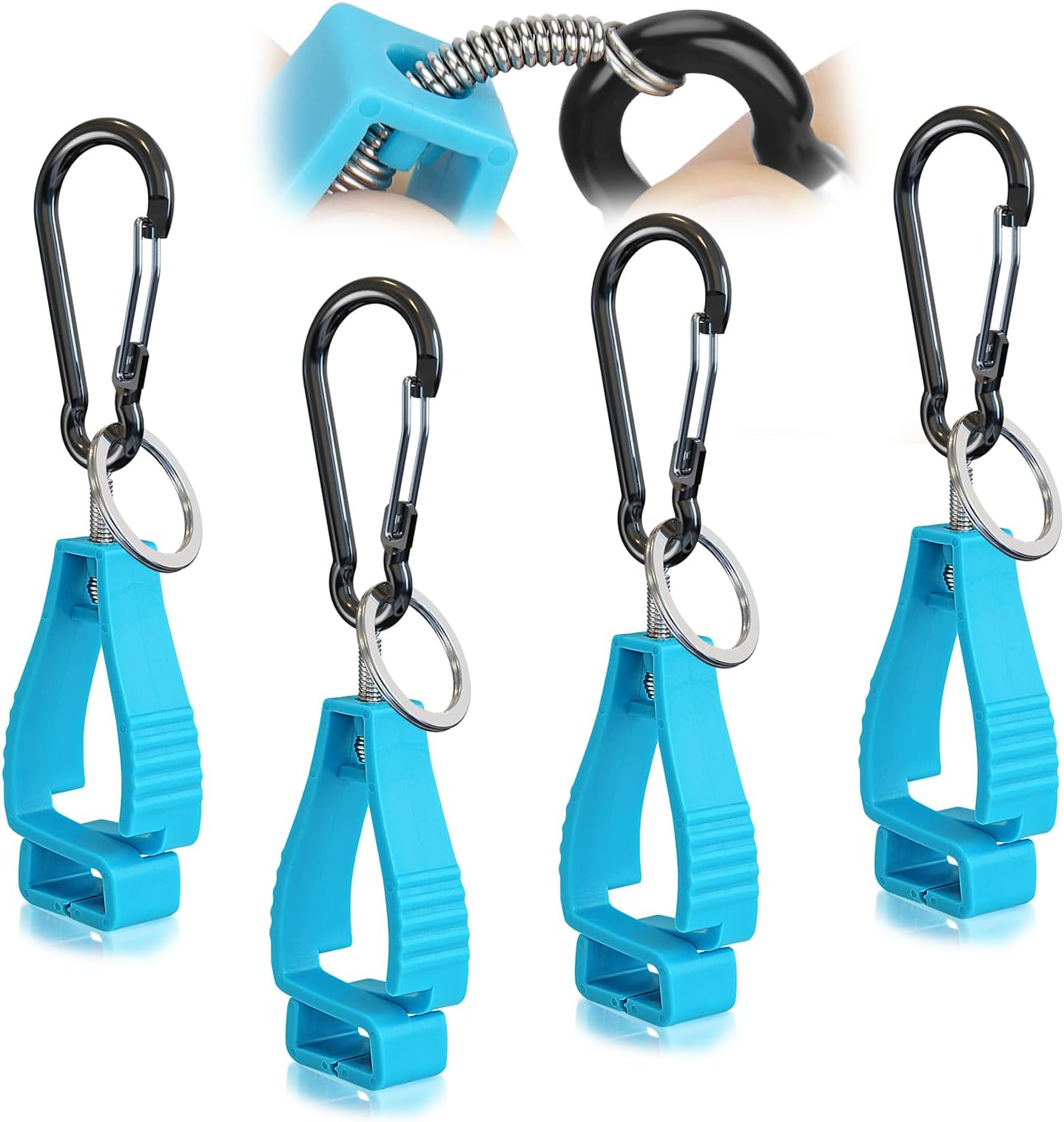 NANHONG 4PCS, Glove Clips for Work Glove Holders, Gloves Clip, Duty Belt Accessories, Gloves Clips for Work