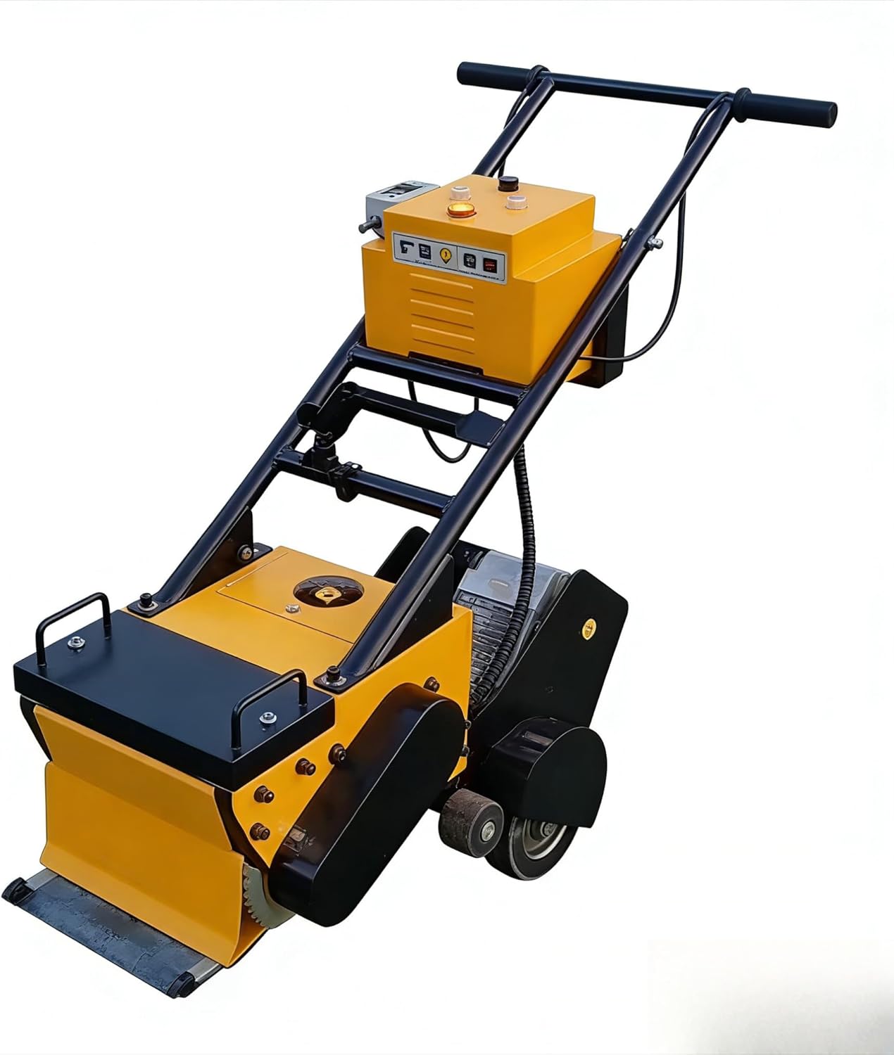 Small Floor Removal Machine for Rubber Track Cleaning, Compact Surface Removal Machine, Walk Behind Floor Scraper for Small Renovation and Sports Field Maintenance