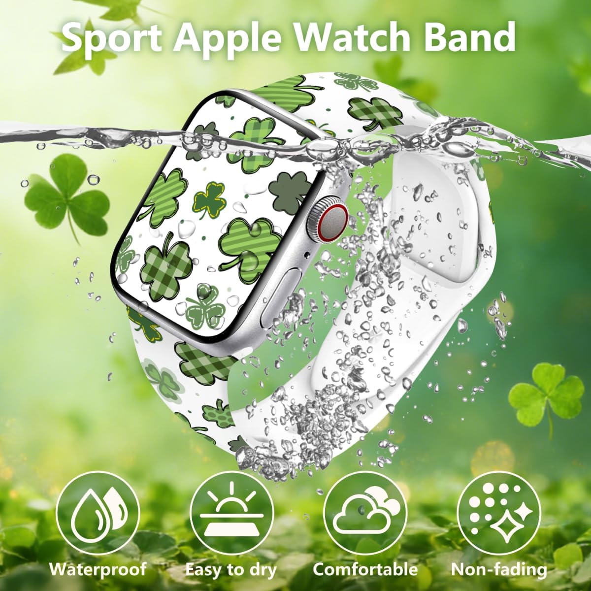 Holidays Watch Band Compatible with Apple Watch Series 11 10 9 8 7 6 5 4 3 Ultra SE for Women Men, Soft Silicone Pumpkin Strap Replacement for iWatch 38mm 40mm 41mm 42mm 44mm 45mm 46mm 49mm image 2