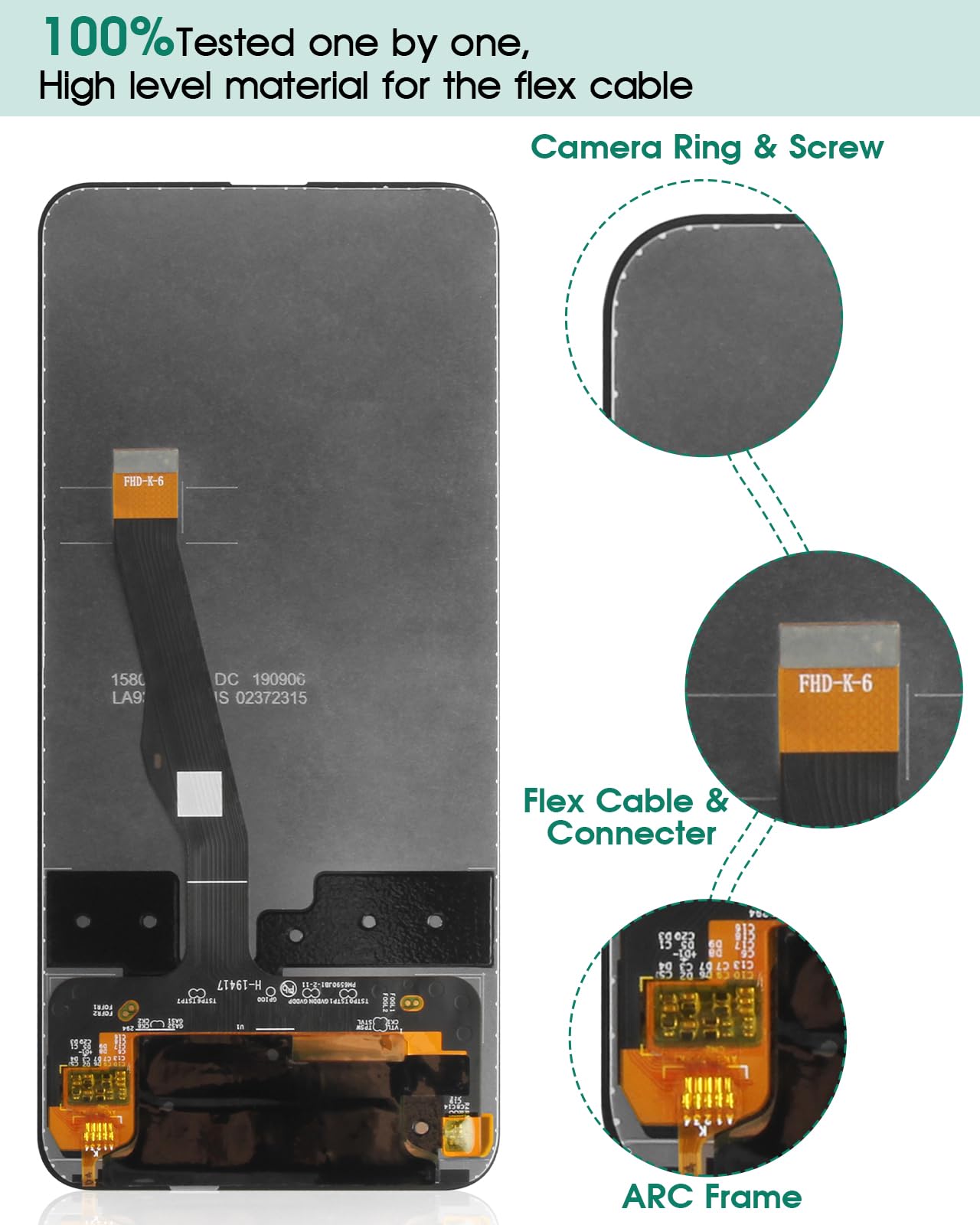 Amazon.com: for Huawei P Smart Pro 2019/Y9S 2019 Screen