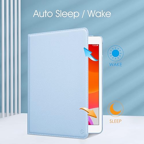 Miniatura 3 de Fintie Funda giratoria para iPad de 9 generación (2021)  8 generación (2020)  7 generación (2019) de 10.2 pulgadas - 360 grados con soporte para