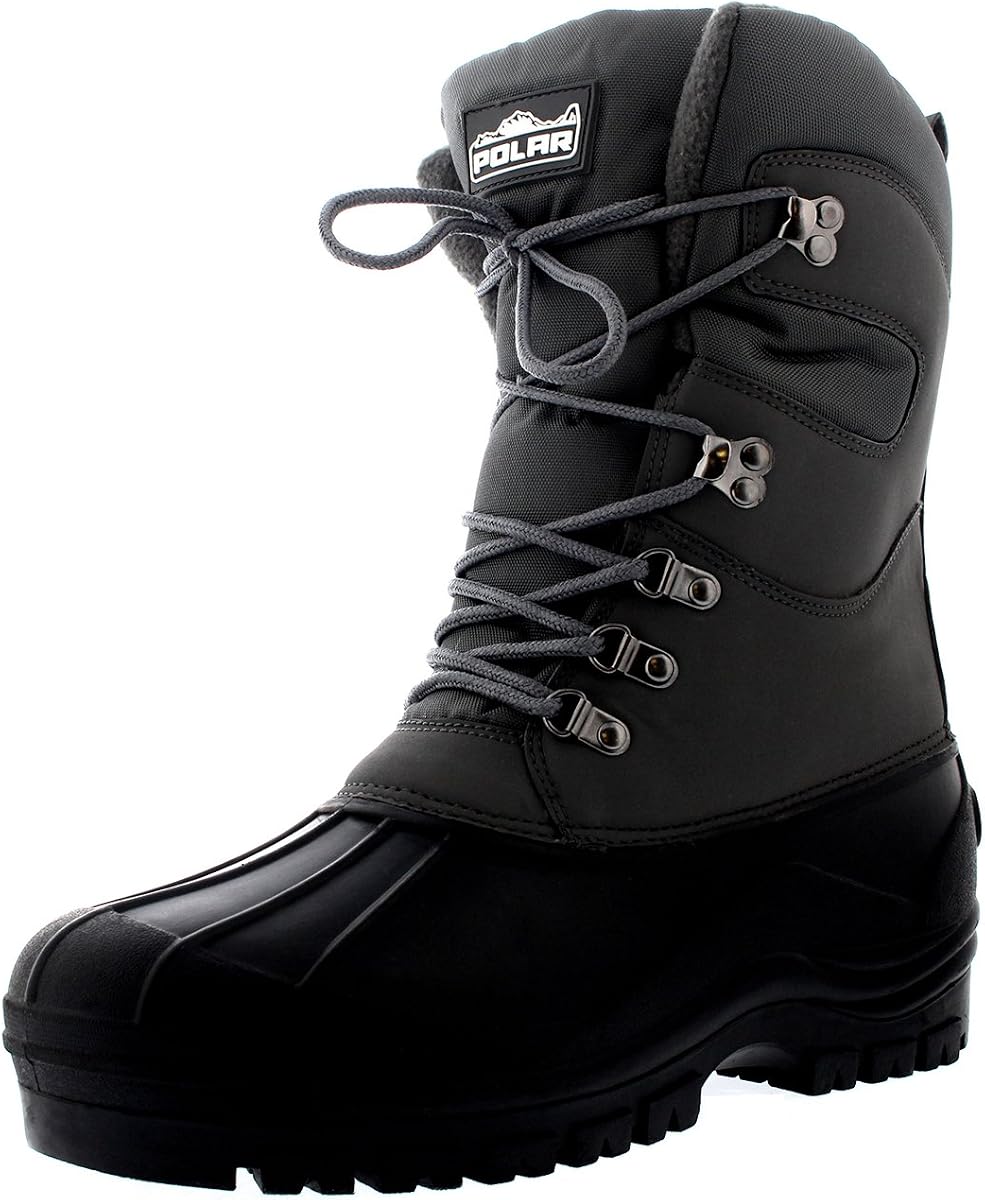 POLAR Mens Snow Hiking Mucker Duck Grafters Waterproof Saftey Thermal Boots