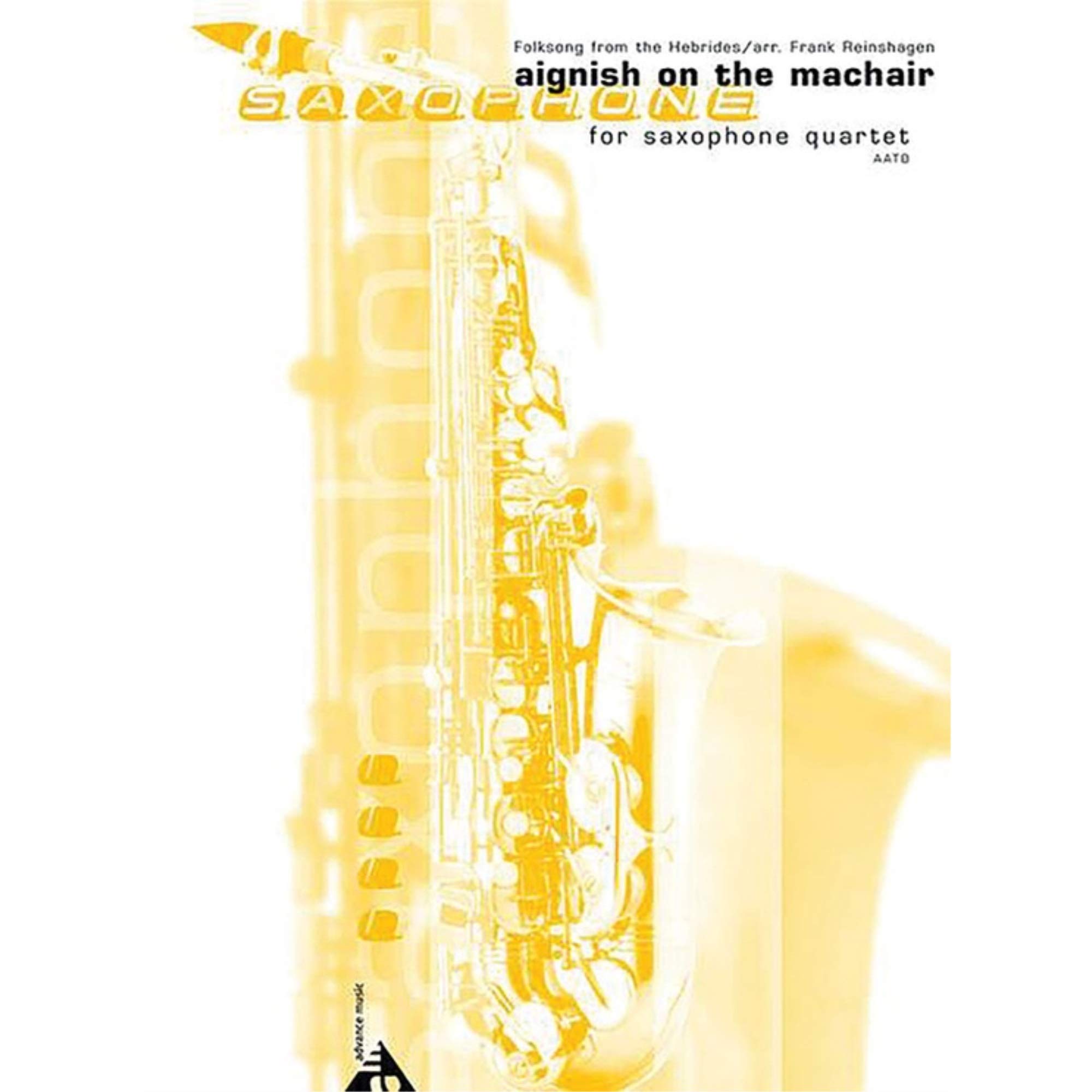 Partition quatuor saxophone Aignish On Machair chants des Hébrides