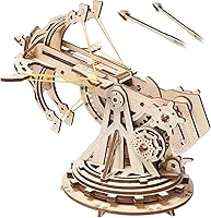 Vista 1 de ROKR Rompecabezas de madera 3D para adultos, juguetes de lanzamiento de balista de madera para bricolaje, kits de modelos de construcción, proyectos