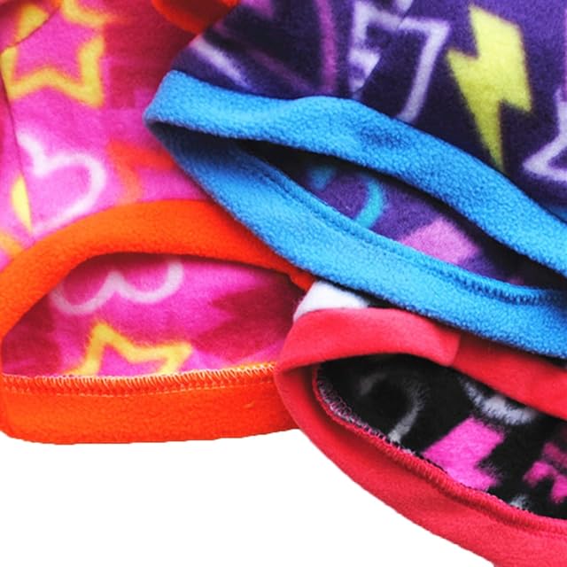 Foto 4 de 7 de Accesorios para perros Perro Cachorro Invierno Suave Cálido Corazón Estrella Impresión Ropa Abrigo Disfraz
