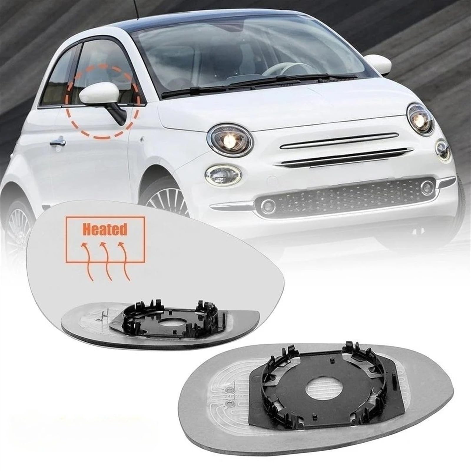 Specchio Retrovisore Destro Per Audi A3 E Q3 - Vetro Termico, Ricambio Di Qualità - Foto 13