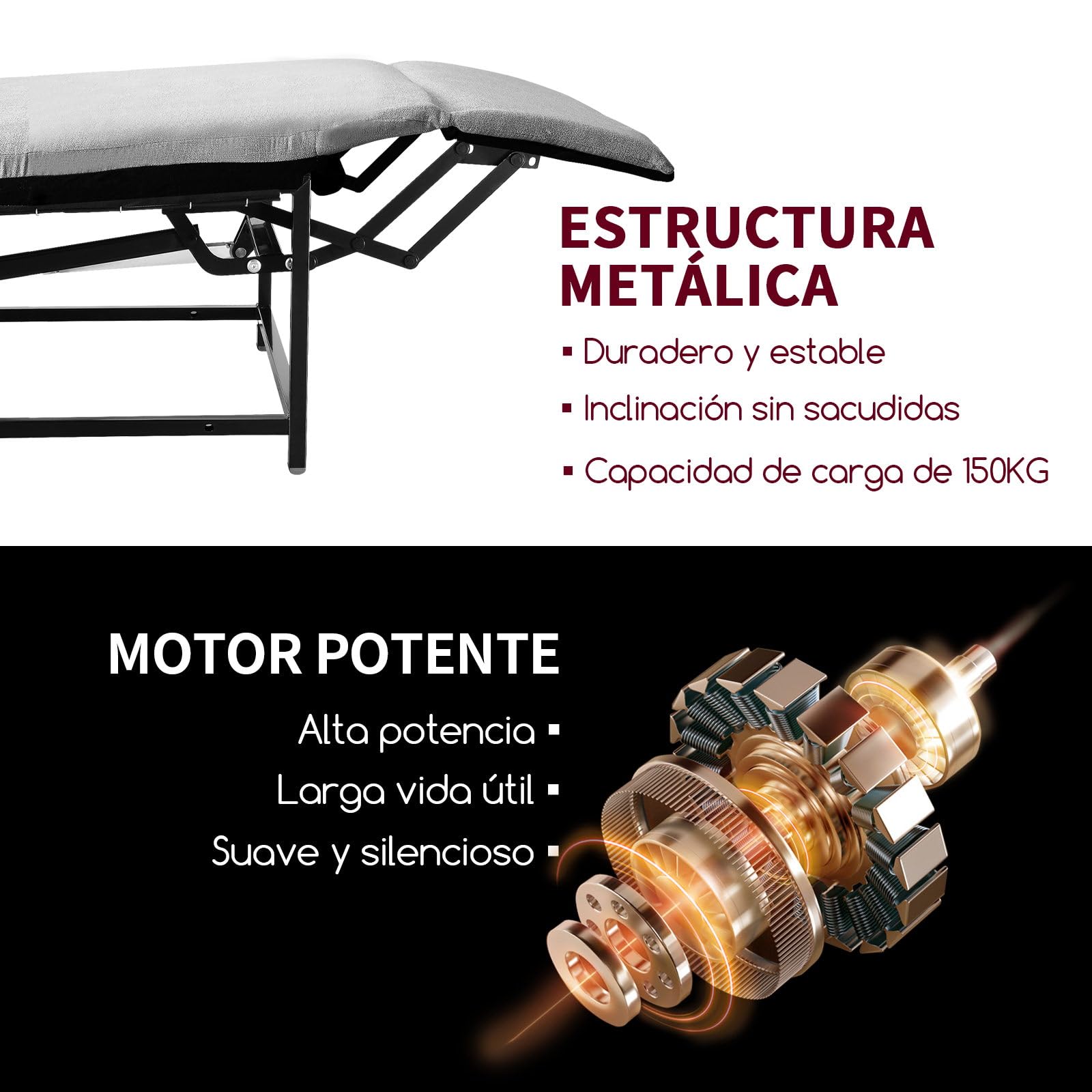 SOSINYA Sillon Relax Reclinable Electrico,Respaldo Ajustable de 105° a 155, Soporta hasta 150 kg, Tejido Duradero y Transpirable. Incluye Bolsillo Lateral para Mayor Espacio, Fácil de Limpiar