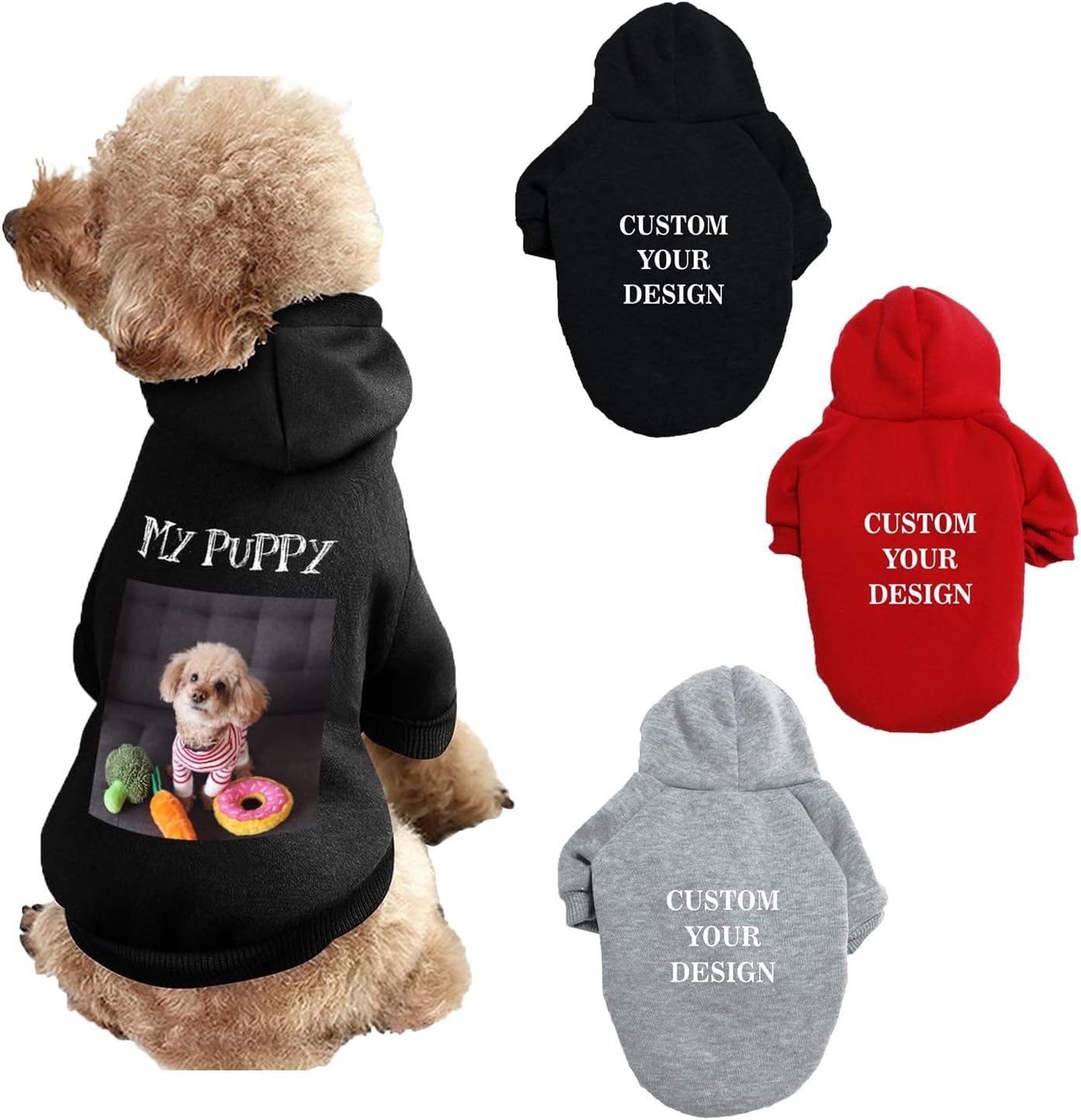 Custom Dog Shirt with Name/Text/Photo/Logo Personalized