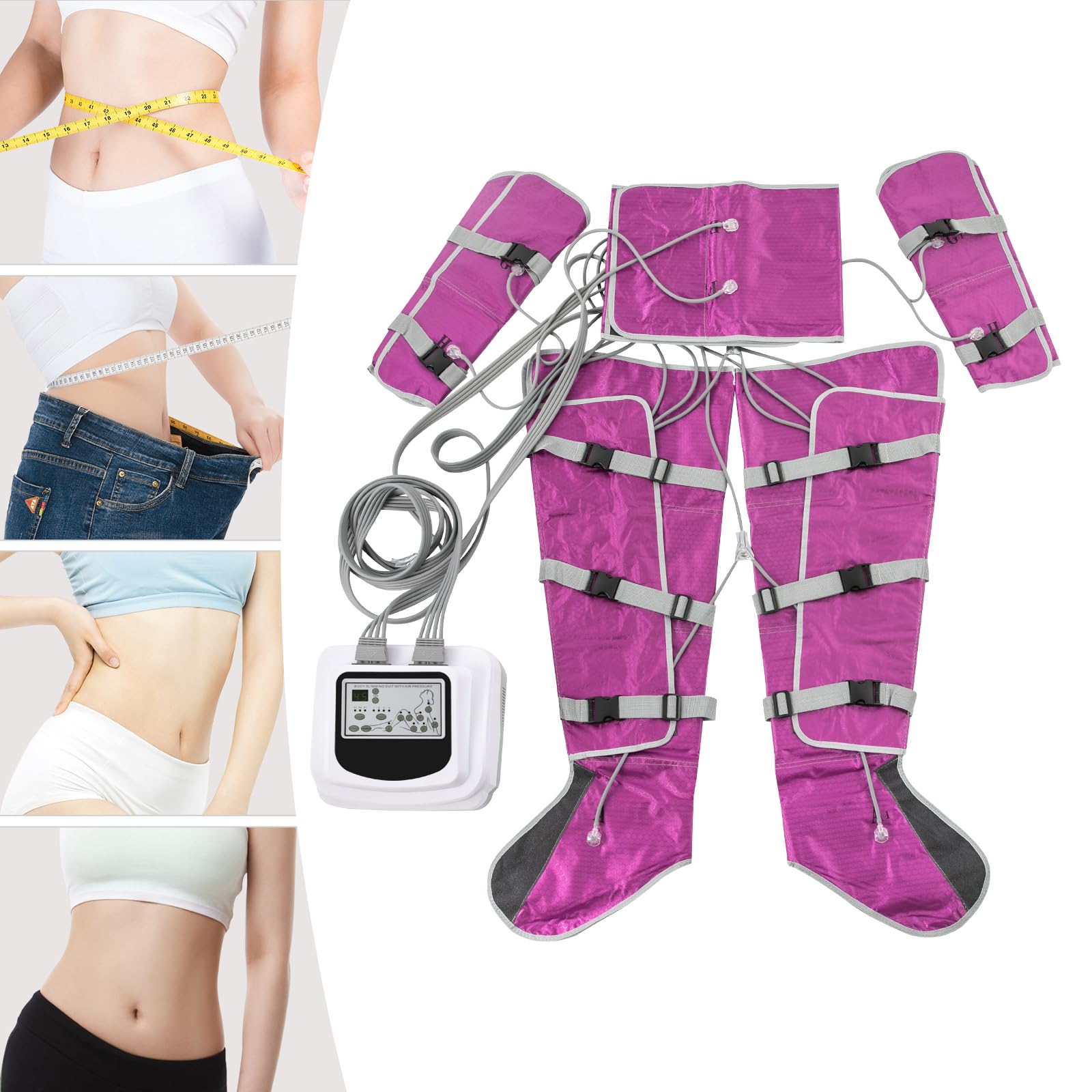 Urządzenie do drenażu limfatycznego 220 V, stymulator krążenia krwi, maszyna pressotheRapie, kostium wyszczuplający, kostium wyszczuplający ciało z ciśnieniem powietrza, kostium wyszczuplający ciało