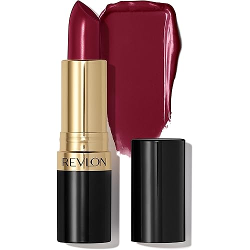 Revlon Super Lustrous Lipstick, High Impact Lipcolor with Moisturizing Creamy Formula, Infused with Vitamin E and Avocado Oil in Berries, Vampire Love (777) 0.15 oz