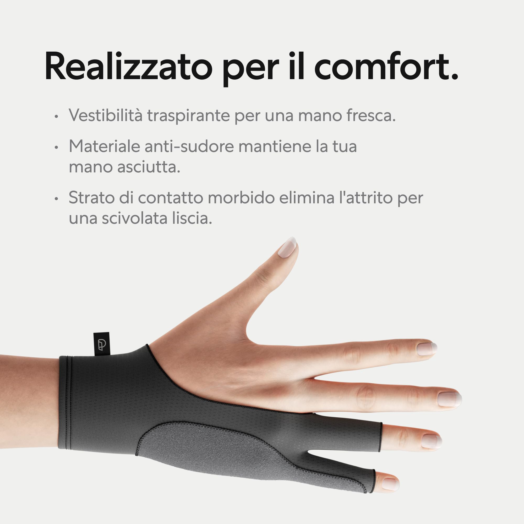 Paperlike's Drawing Glove per iPad - Guanto per Artisti per Disegnare su Tablet (Destra e Sinistra; 3 Misure: S, M, L)